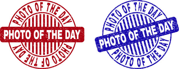 垃圾照片的一天纹理圆形水印图片下载