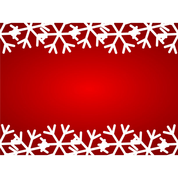 圣诞节的背景是红色的雪花图片下载