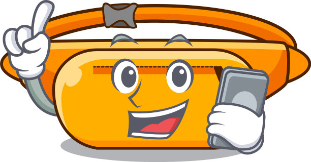 用手机夹腰袋放在卡通衣柜里图片下载