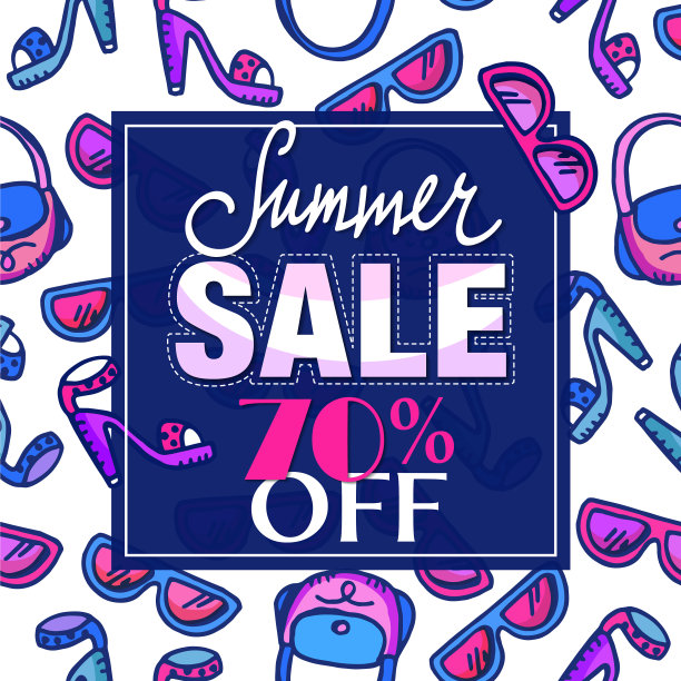 夏季销售设计图片下载