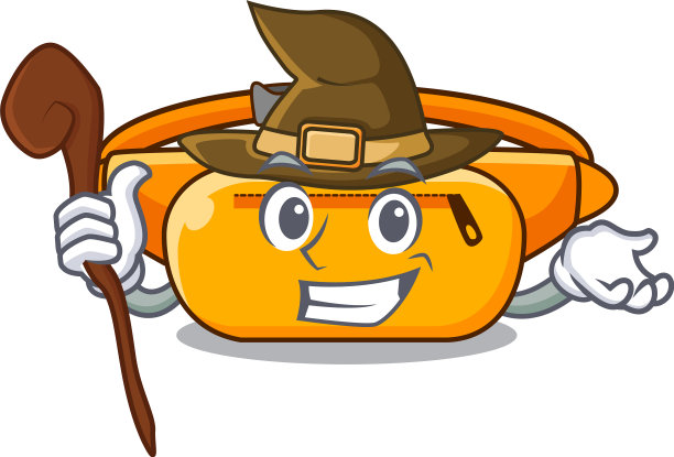 女巫腰袋的形状有趣的人物图片下载