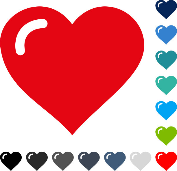 爱的心图标图片下载