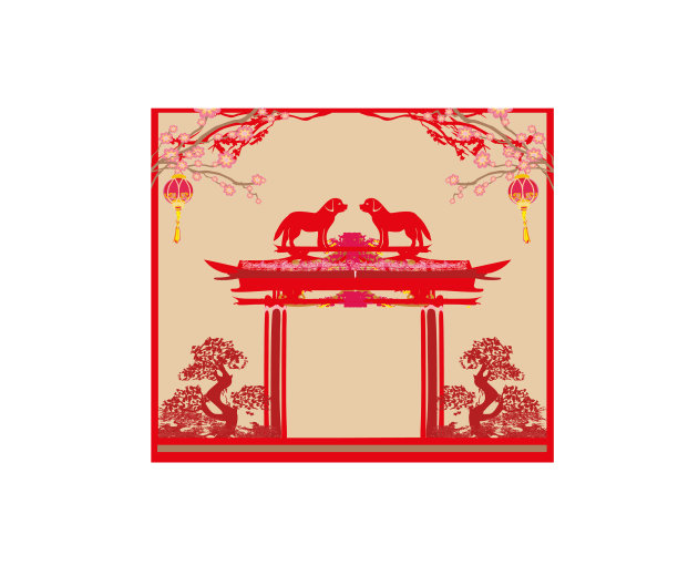 中国的生肖是狗年图片下载