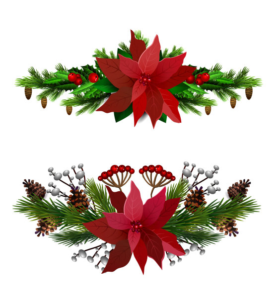 圣诞元素为您的设计图片下载