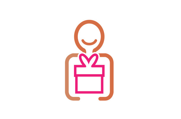 摘要微笑人物性格礼品赠送标志图片下载