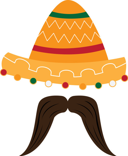 传统的墨西哥帽子图片下载