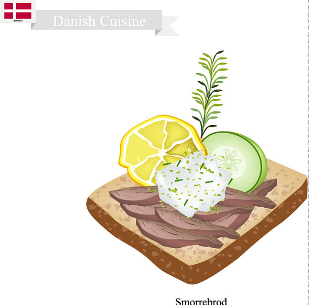 丹麦传统菜肴图片下载