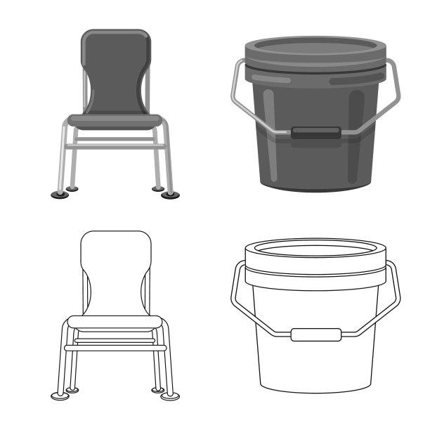 鱼和钓鱼标志设置图片下载