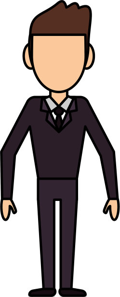 卡通男士男士看台设计图片下载