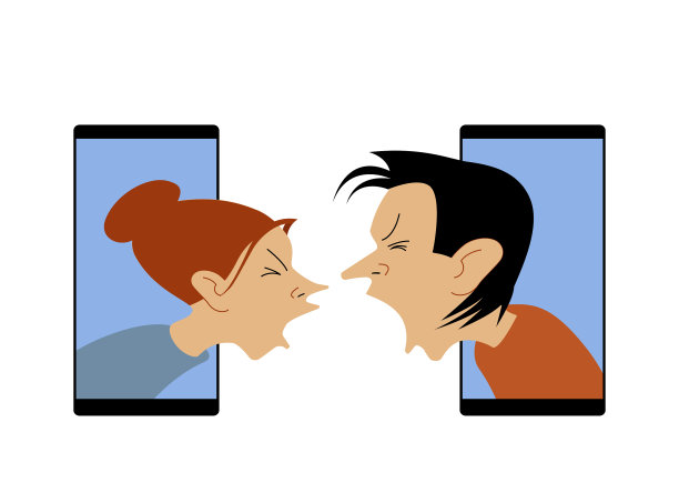 冲突的卡通图片下载