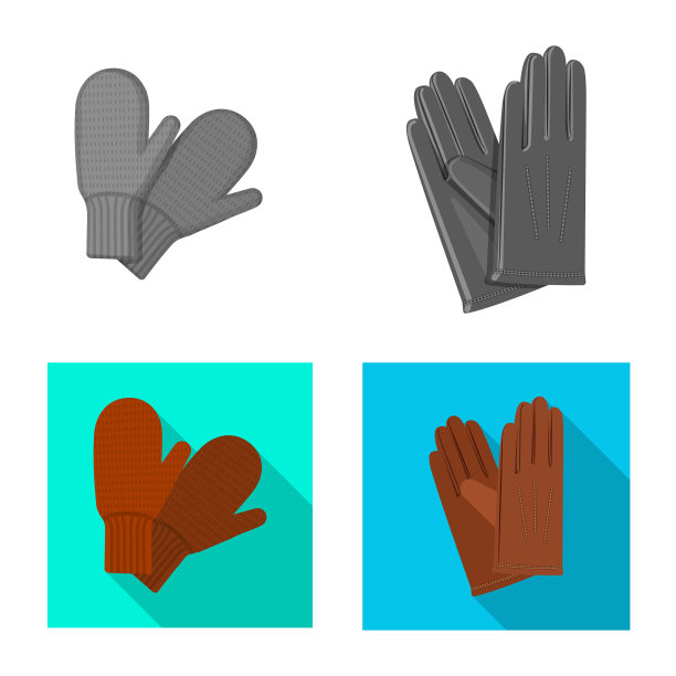 手套和冬季符号图片下载