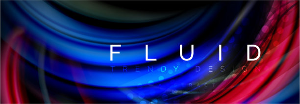 流动发光的颜色运动概念流行图片下载