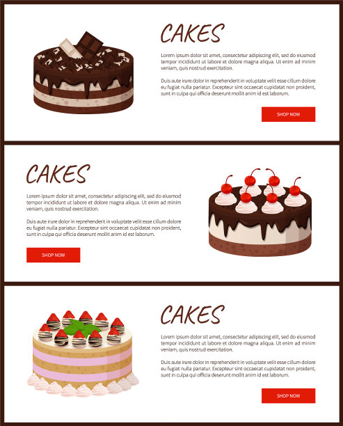 蛋糕品种网页网上商店图片下载