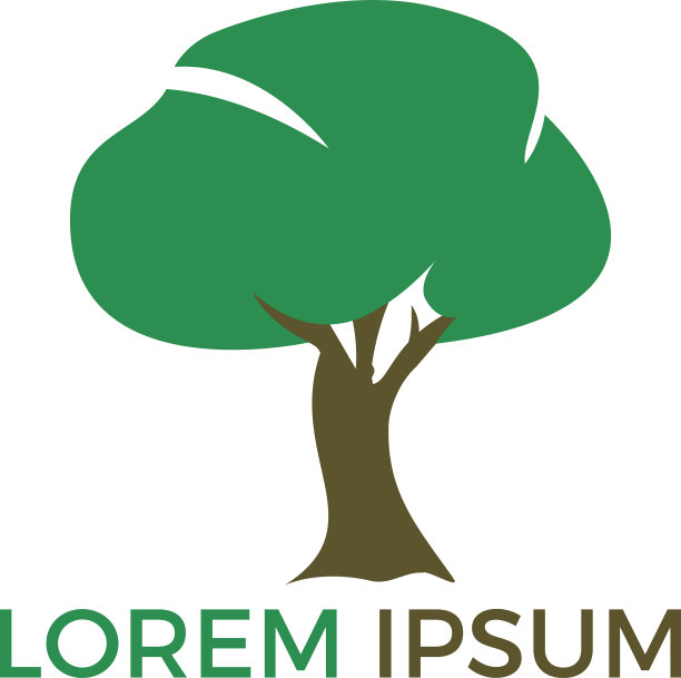 绿树标志设计图片下载