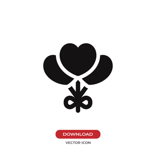 心气球图标图片下载