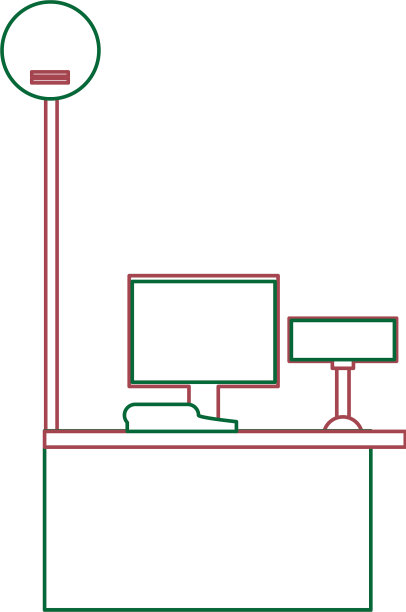 超市收银机设计图片下载