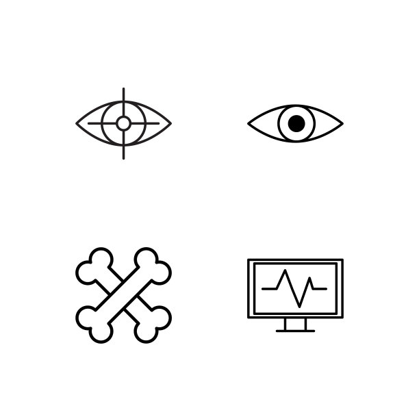 医疗简单概述图标设置图片下载