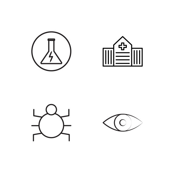 医疗简单概述图标设置图片下载