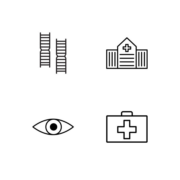 医疗简单概述图标设置图片下载