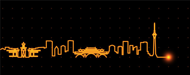 成都轻纱天际线图片下载