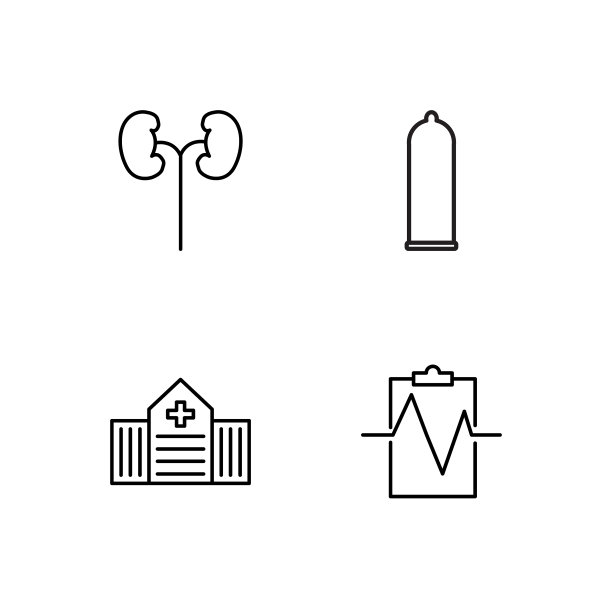 医疗简单概述图标设置图片下载