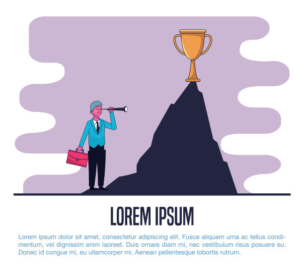 商业人士张贴信息图片下载