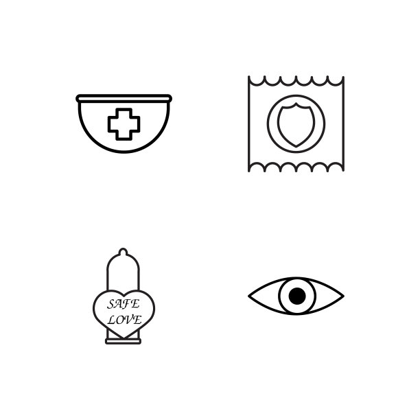 医疗简单概述图标设置图片下载