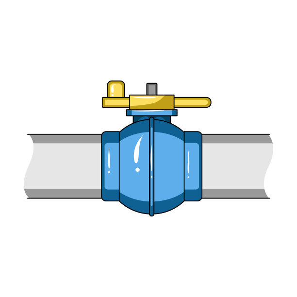 管道shutteroil单图标卡通风格图片下载