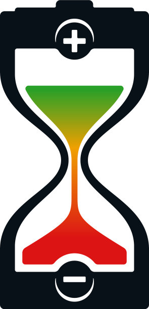 沙漏和电池图标图片下载