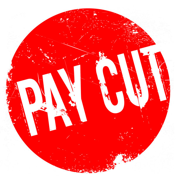 工资切割橡皮图章图片下载