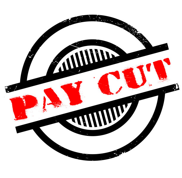 工资切割橡皮图章图片下载