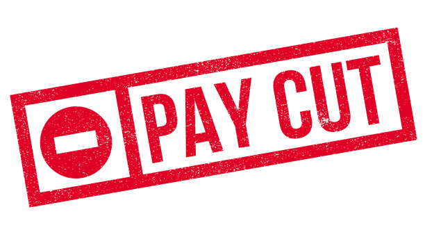 工资切割橡皮图章图片下载