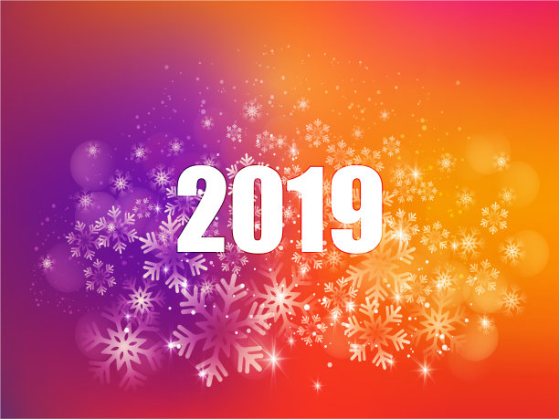 圣诞快乐的背景与雪和灯图片下载