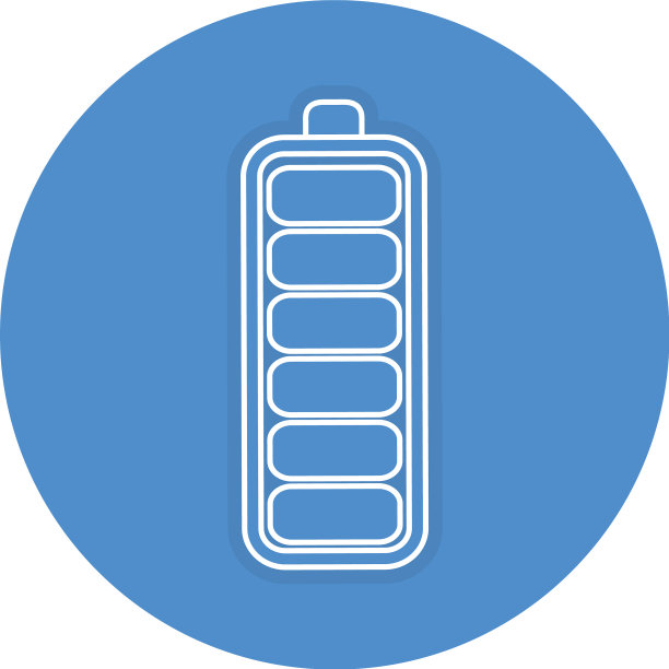 电池电量隔离图标图片下载