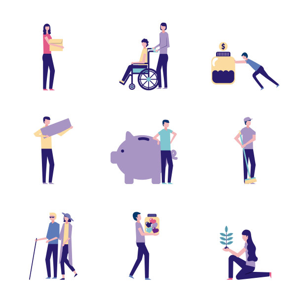 志愿者帮助工作图片下载