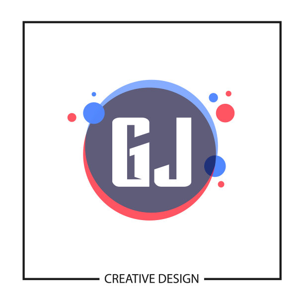 GJ字母Logo模板设计图片下载