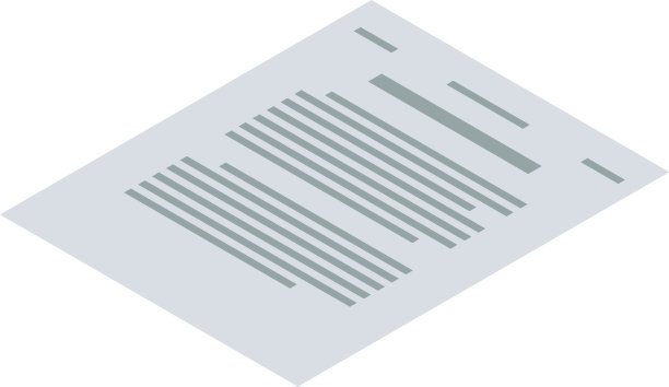 合同纸图标等距样式图片下载