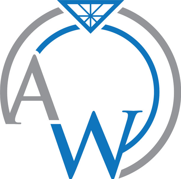 Aw字母戒指标志图片下载