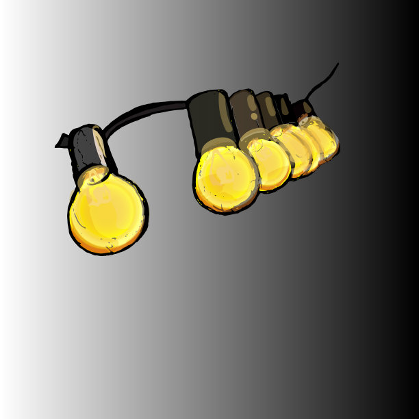 圆形的古董灯挂在一根绳子上图片下载