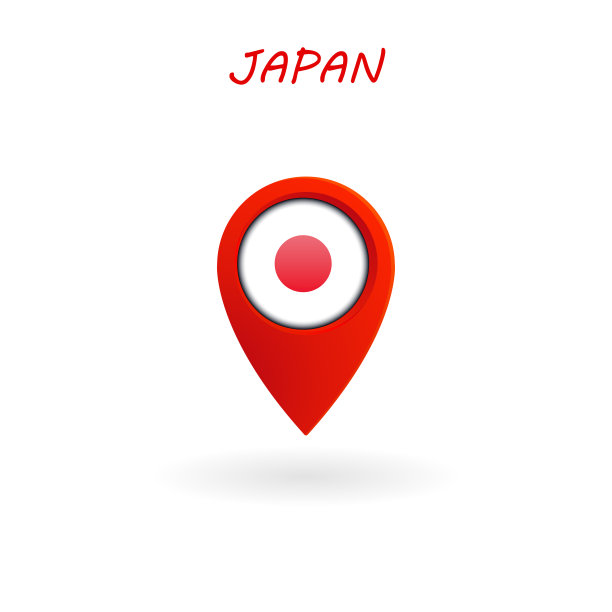 位置图标为日本标志eps文件图片下载