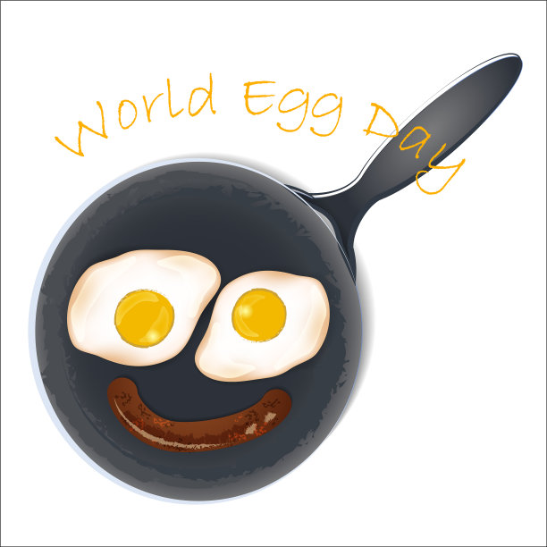 扁平的煎蛋卷图片下载