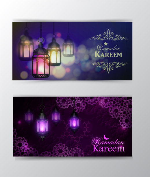 斋月kareem问候背景图片下载