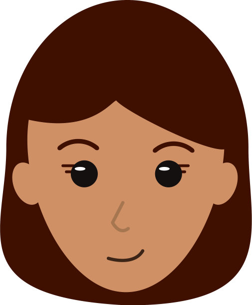 快乐女人图标形象图片下载