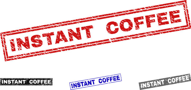 垃圾速溶咖啡纹理矩形图片下载