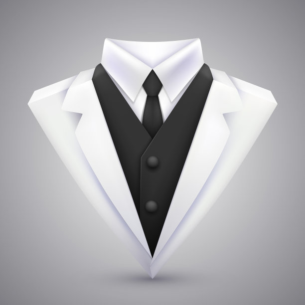 三角夹克和领带艺术图片下载