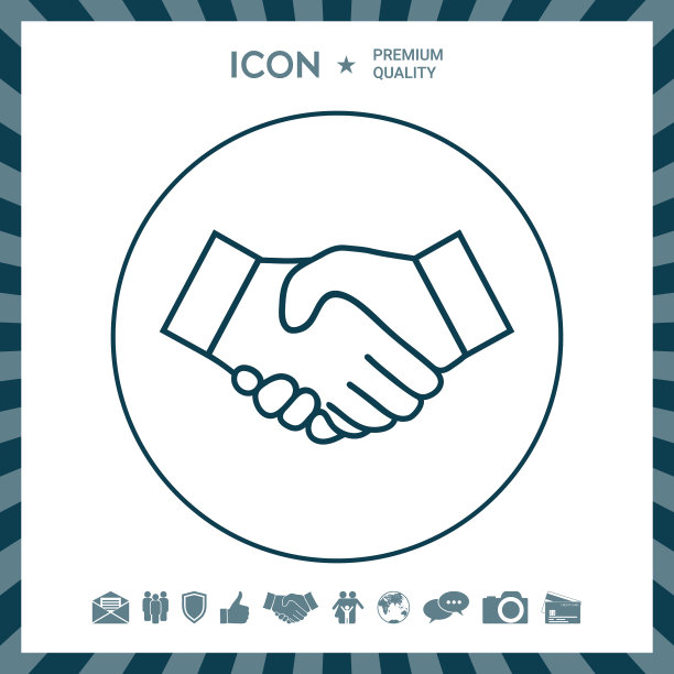 握手线图标图片下载