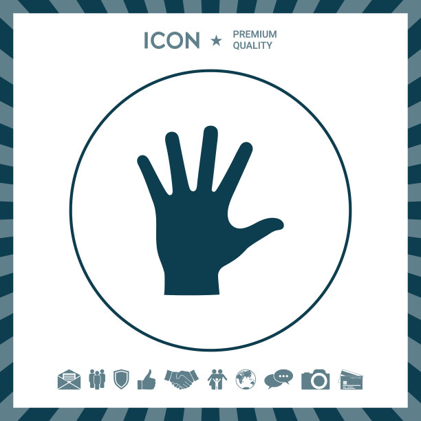 帮助手剪影-图标图片下载