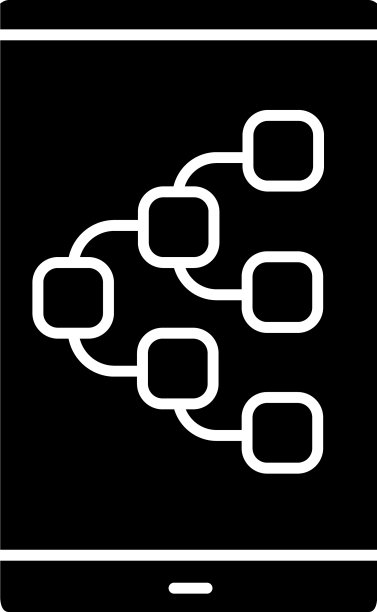 内容共享应用程序字形图标图片下载