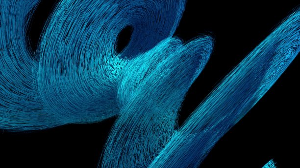 离散抽象三维元素，计算机生成。3d渲染现代合成，未来的背景图片下载