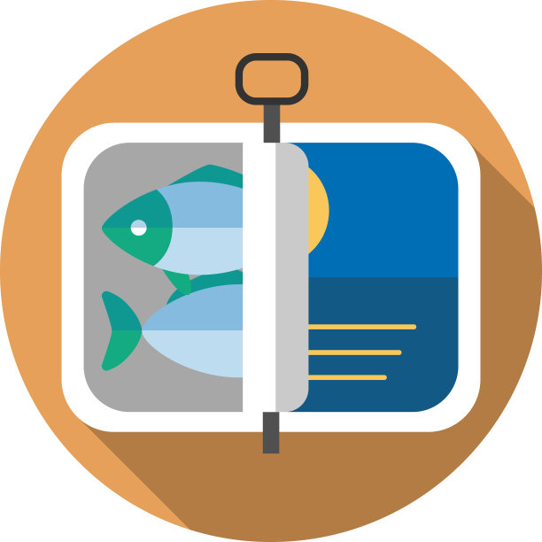 Sprats平面设计长阴影颜色图标图片下载